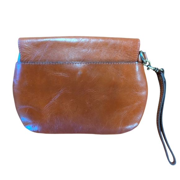 Patricia Nash Brown Leather Wristlet - Picture 3 of 11